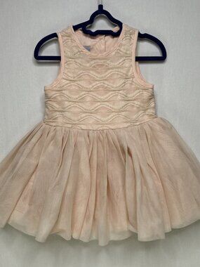 Pippa & Julie 12M Dress Girls Dusty Rose Pink One Year Princess